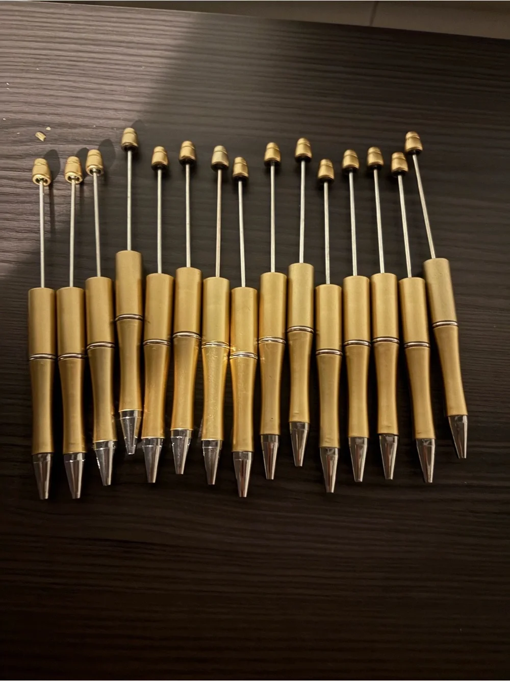 Set of Gold blank pen